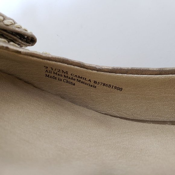 Franco Sarto Brown Wedge Sandals - Picture 10 of 12